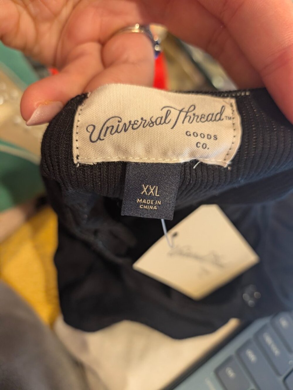 Universal Thread Black Ribbed Cardigan - Picture 3 of 3